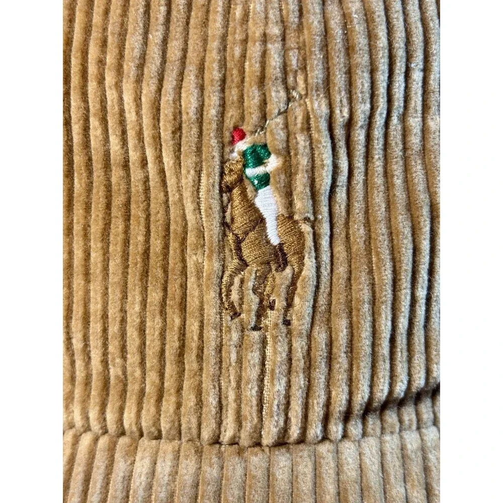 Polo Ralph Lauren Men’s Brown Baseball Cap Adjustable One Size Multicolor Pony